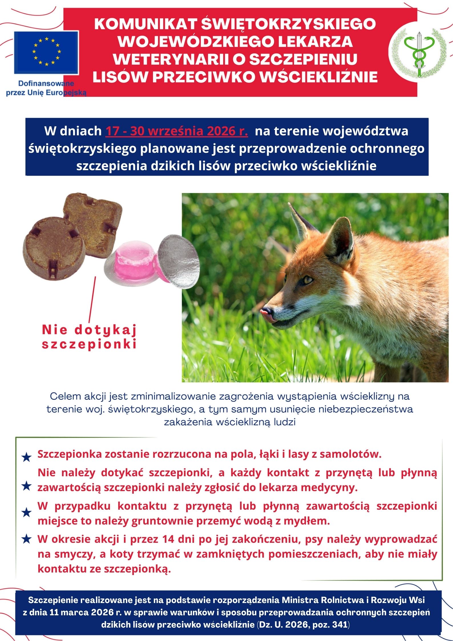 Komunikat_oSzczepieniuLis&oacute;w_09-2026