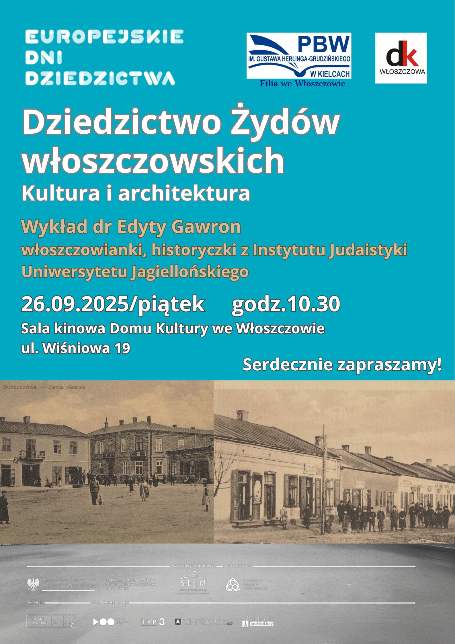 PlakatDziedzictwoŻyd&oacute;wWłoszczowskich_2025