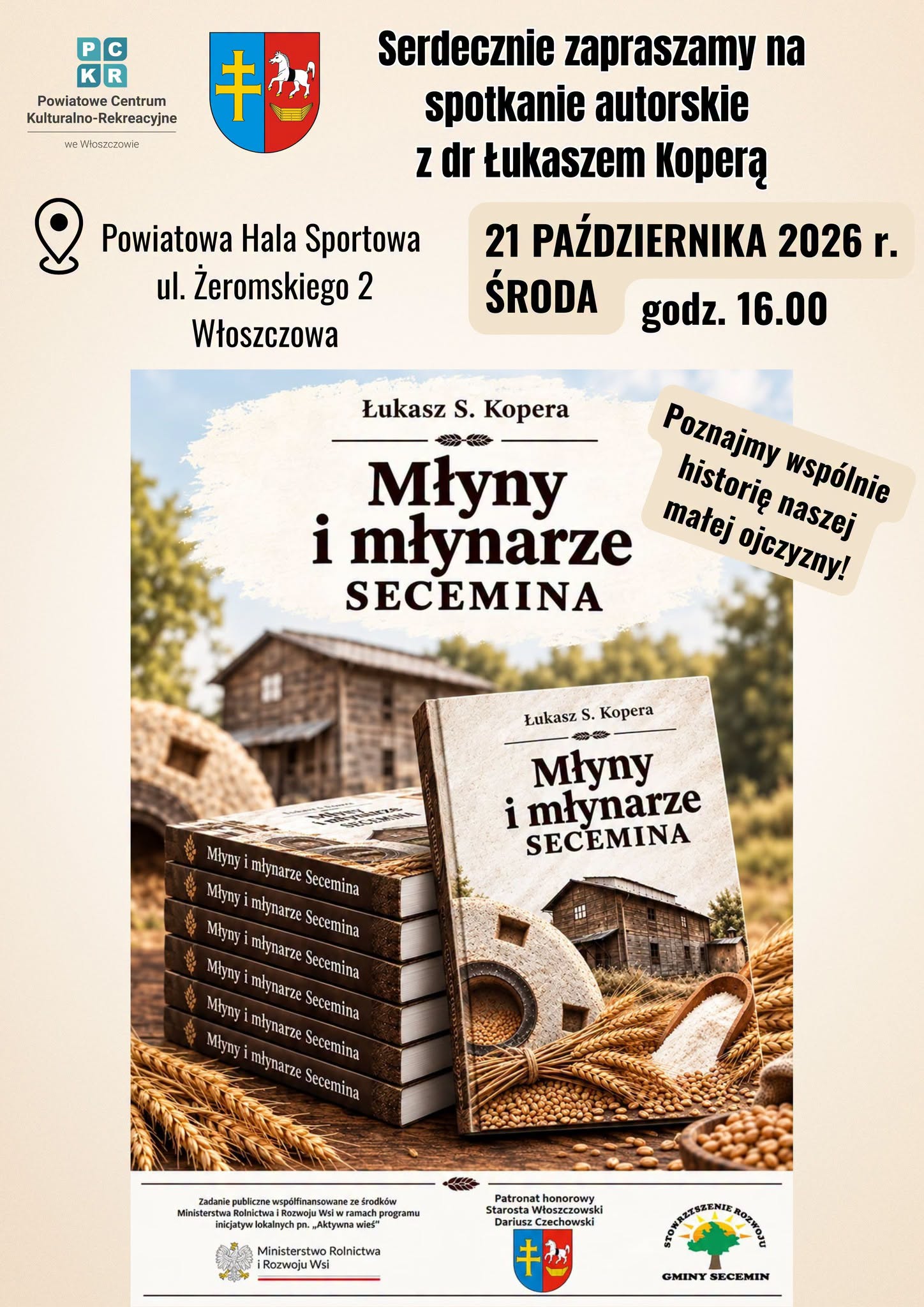 Plakat_PromocjaKsiążki_Młyny2026