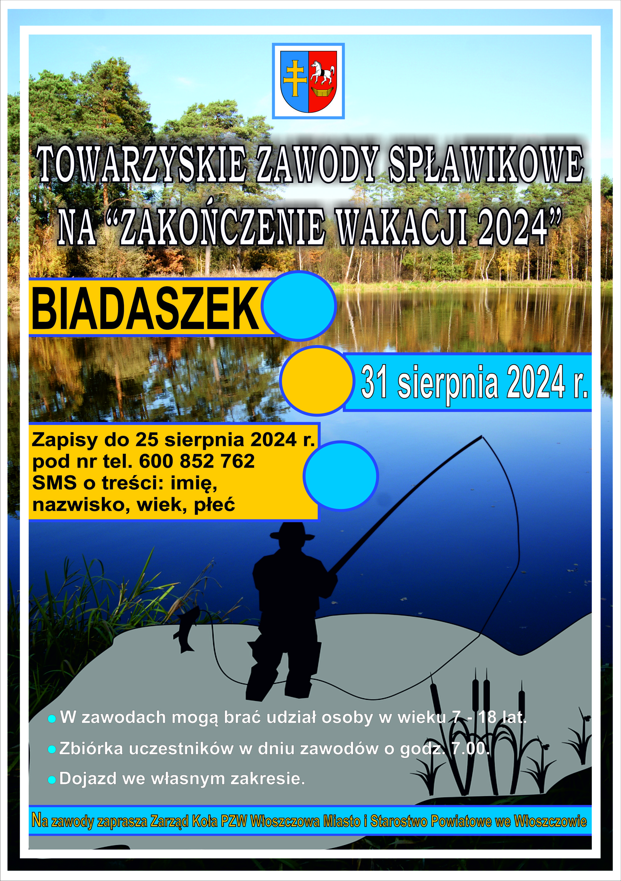 Plakat_ZawodyWędkarskieKoniecWakacji2024r-