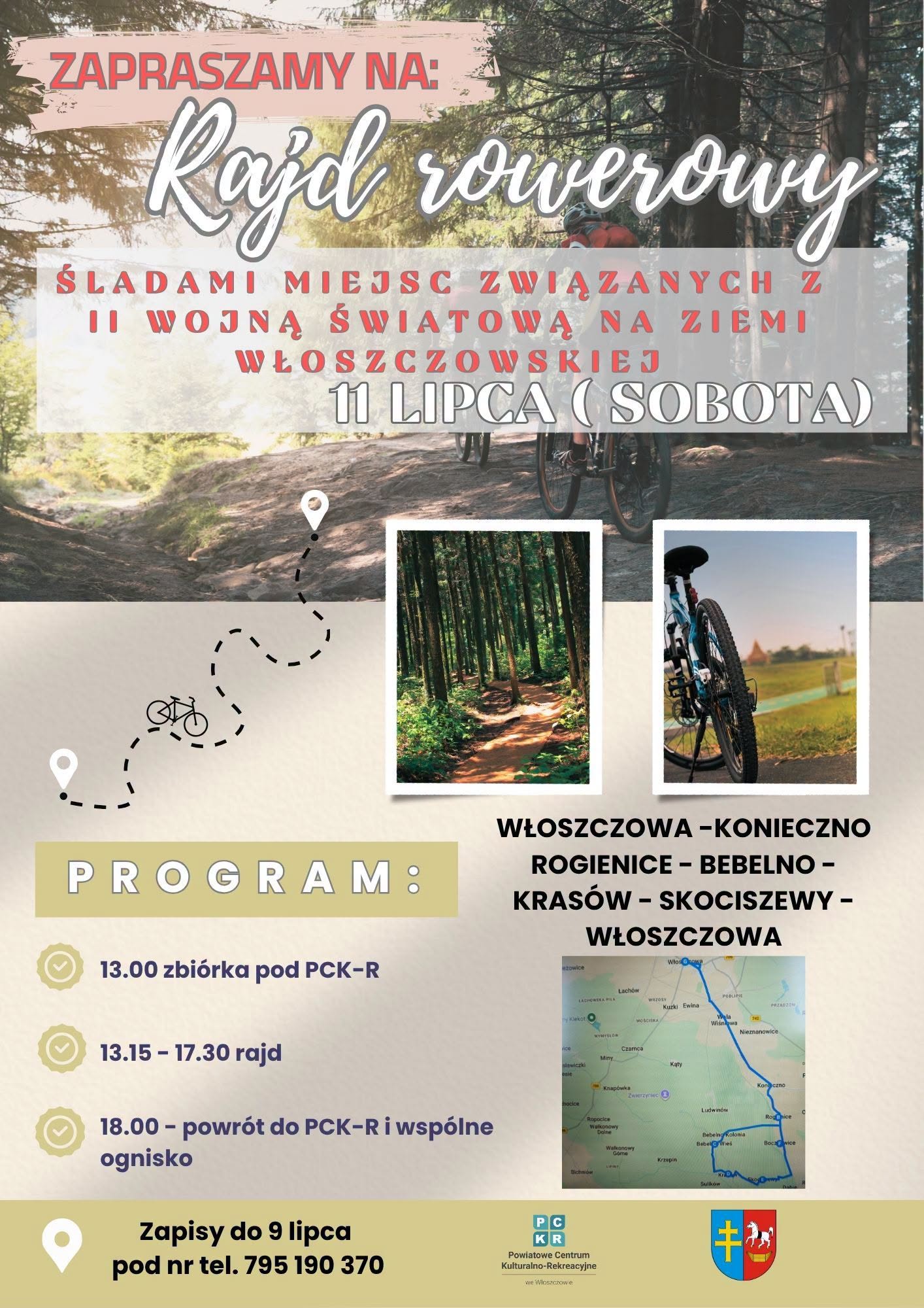plakat_RajdRowerowyŚladamiIIwojny_2026