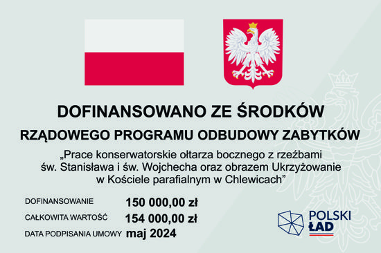tablica_ParafiaChlewice2024_Stanisław_i_Wojciech