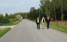 Pierwszy krok do budowy chodnika przy ul. 1-go Maja w Kluczewsku 5