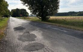 Wizytowano wyremontowaną drogę powiatową Bałk&oacute;w-Dzierzg&oacute;w  9