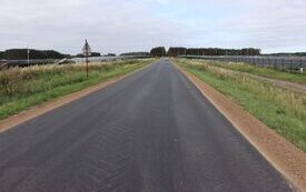 Wizytowano wyremontowaną drogę powiatową Bałk&oacute;w-Dzierzg&oacute;w  11