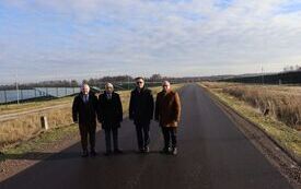 Wizytowano wyremontowaną drogę powiatową Bałk&oacute;w-Dzierzg&oacute;w  13