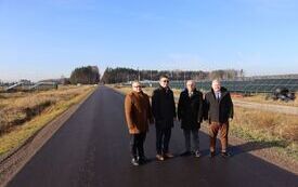 Wizytowano wyremontowaną drogę powiatową Bałk&oacute;w-Dzierzg&oacute;w  14