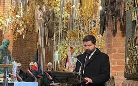 Delegacja z powiatu włoszczowskiego wzięła udział w poruszającej  uroczystości religijno-patriotycznej w Gdańsku 10