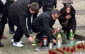 Delegacja z powiatu włoszczowskiego wzięła udział w poruszającej  uroczystości religijno-patriotycznej w Gdańsku 28