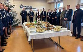 Spotkanie opłatkowe w Komendzie Powiatowej Policji we Włoszczowie 5