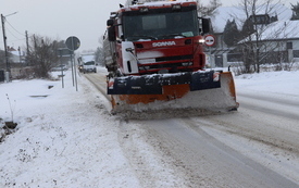 Informacja o odśnieżaniu dr&oacute;g powiatowych na terenie Powiatu Włoszczowskiego 3