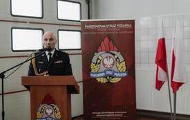Starosta Włoszczowski uczestniczył w uroczystej zbi&oacute;rce z okazji przejścia na zaopatrzenie emerytalne mł. bryg. Andrzeja Smala 3