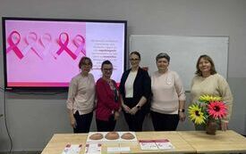 Profilaktyka raka piersi &ndash; spotkanie dla uczennic I LO we Włoszczowie 2