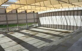 Trwa montaż konstrukcji dachu na wielofunkcyjnej hali sportowej  przy I LO we Włoszczowie 4