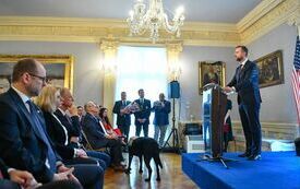 Karol Cierpica z Oleszna przemawiał w Białym Domu 6