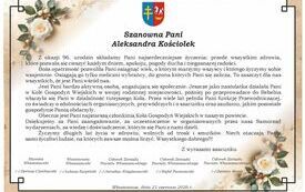 Życzenia dla zasłużonej członkini KGW w Bebelnie  6