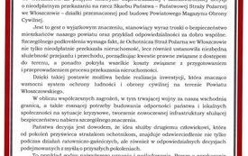 Powstanie Powiatowy Magazyn Obrony Cywilnej. OSP Włoszczowa przekazała działkę na rzecz Skarbu Państwa. 1