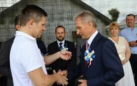 Uroczyste wręczenie odznaki honorowej Zasłużony dla rolnictwa