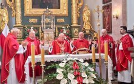 Uroczystość sprowadzenia relikwii świętego Andrzeja Boboli do Sanktuarium Matki Bożej Opiekunki Rodzin we Włoszczowie 4