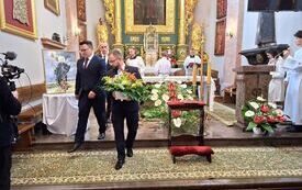 Uroczystość sprowadzenia relikwii świętego Andrzeja Boboli do Sanktuarium Matki Bożej Opiekunki Rodzin we Włoszczowie 11