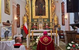 Uroczystość sprowadzenia relikwii świętego Andrzeja Boboli do Sanktuarium Matki Bożej Opiekunki Rodzin we Włoszczowie 13