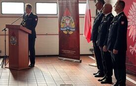 Uroczysta zbi&oacute;rka w związku z przejściem w stan spoczynku  st. bryg. Tomasza Szymańskiego 3