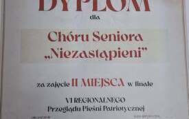 &bdquo;Niezastąpieni&rdquo; z II miejscem w VI Regionalnym Przeglądzie Pieśni Patriotycznej! 8