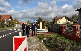 Wizytacja rob&oacute;t drogowych w Dzierzgowie, Gościencinie  oraz na odcinku drogi Czarnca-Kąty  6