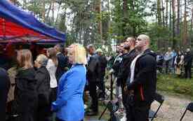 Uczestnicy uroczystości.