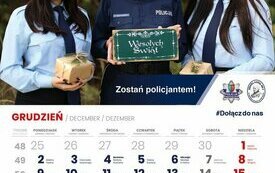 Kartka z kalendarza profilaktycznego policji 