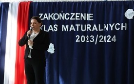 Głos zabiera jedna z nauczycielek