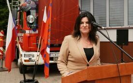 Przy m&oacute;wnicy głos zabiera Radna Sejmiku Wojew&oacute;dztwa Świętokrzyskiego Jolanta Tyjas