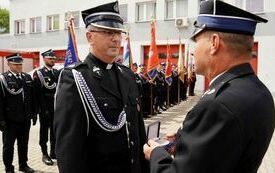 Wręczenie medalu honorowego im. Bolesława Chomicza ksiądzu kanonikowi Leszekowi Dziwoszowi