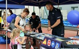 Jedno ze stoisk na Pikniku Rodzinnym Policji