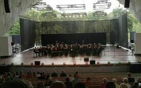 Koncert sceniczny MOD OSP Krasocin podczas VII edycja Festiwalu Orkiestr Dętych o Puchar Prezydenta Miasta Szczecin