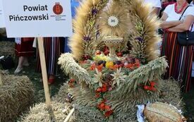 Silna delegacja z Powiatu Włoszczowskiego  na XXIV Dożynkach Wojew&oacute;dzkich w Tokarni 28