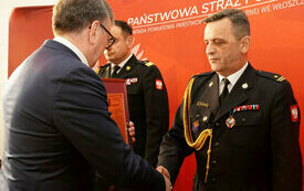 Włoszczowa ma nowego komendanta Państwowej Straży Pożarnej. To włoszczowianin Tomasz Szymański. Andrzej Pacanowski odchodzi na emeryturę 32