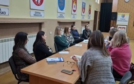 Spotkanie w Starostwie Powiatowym we Włoszczowie dotyczące deinstytucjonalizacji usług społecznych 1
