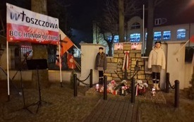 Pierwsze Powiatowe Obchody Narodowego Dnia Pamięci Żołnierzy Armii Krajowej we Włoszczowie 15