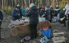 Uroczystość upamiętniająca stacjonowanie pod Włoszczową oddziału powstańc&oacute;w styczniowych 2