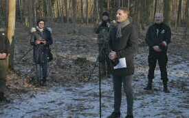Uroczystość upamiętniająca stacjonowanie pod Włoszczową oddziału powstańc&oacute;w styczniowych 13
