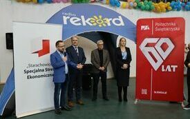 Głos zabiera Członek Zarządu Powiatu Włoszczowskiego Rafał Pacanowski