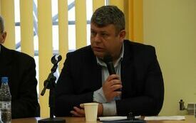 Głos zabiera W&oacute;jt Gminy Radk&oacute;w