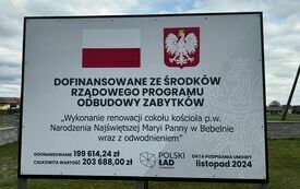 Powiat uzyskał dofinansowanie dla Parafii w Bebelnie 12