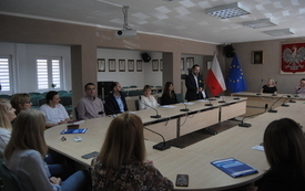 Głos zabiera Członek Zarządu Powiatu Rafał Pacanowski