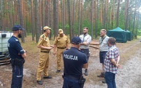 Prewencyjne wizytacje oboz&oacute;w harcerskich w powiecie włoszczowskim 1