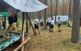 Prewencyjne wizytacje oboz&oacute;w harcerskich w powiecie włoszczowskim 4