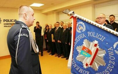 Zdjęcie do Komendant Powiatowy Policji we Włoszczowie odchodzi do jednostki w Końskich