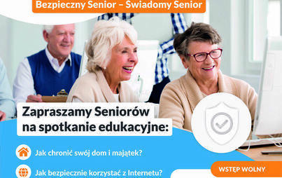 Zdjęcie do Zaproszenie na spotkanie edukacyjne dotyczące zagrożeń dla os&oacute;b starszych