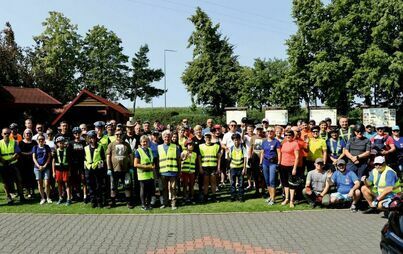 Zdjęcie do Rekordowa liczba uczestnik&oacute;w rajdu rowerowego  upamiętniającego Brygadę Świętokrzyską NSZ